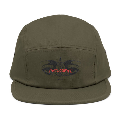 Lost Eyes Raven 5 Panel Cap (Embroidery)
